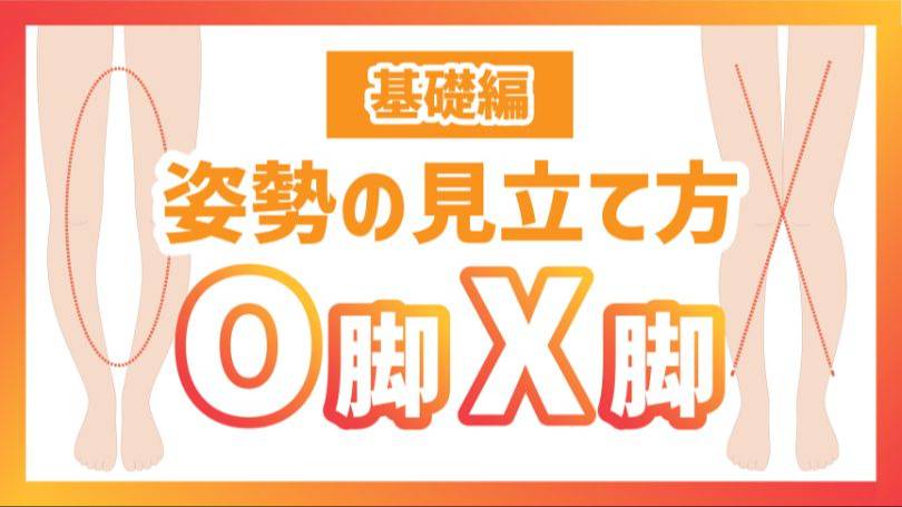 姿勢の見立て方 O脚X脚